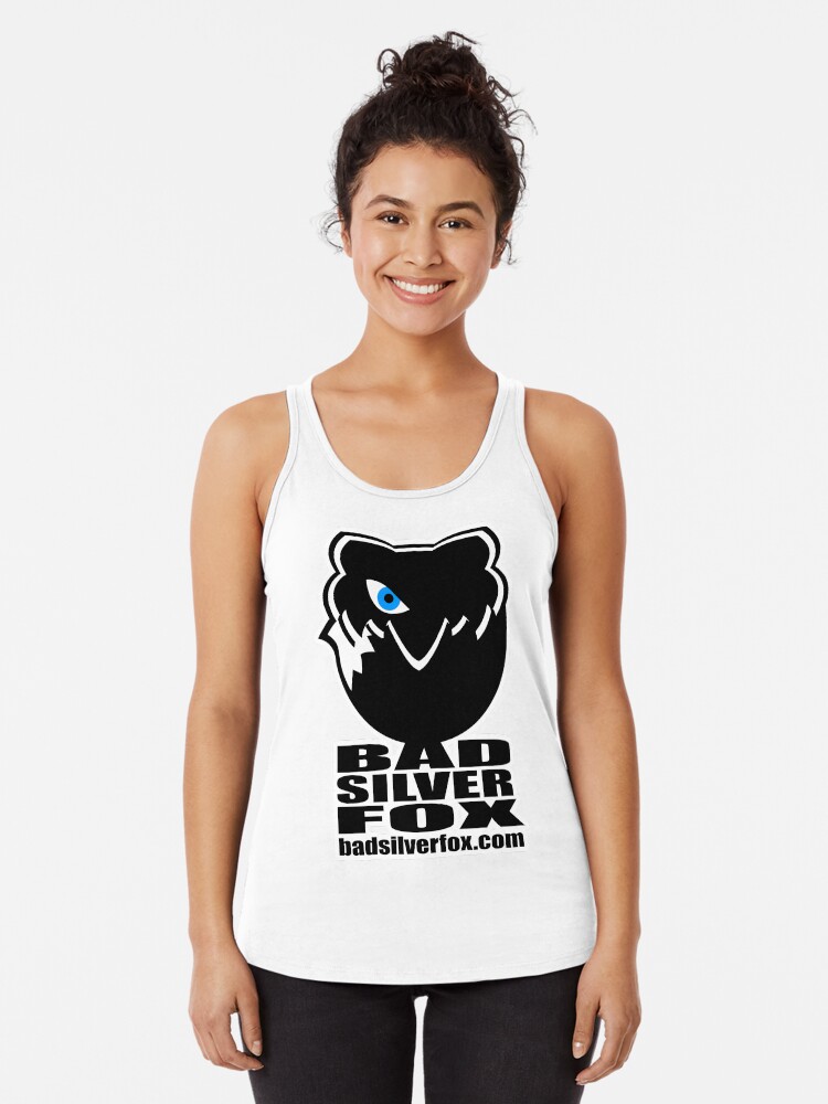 Thumbnail 1 of 3, Racerback Tank Top, Bad Silverfox, Logo designed and sold by BADSILVERFOX.
