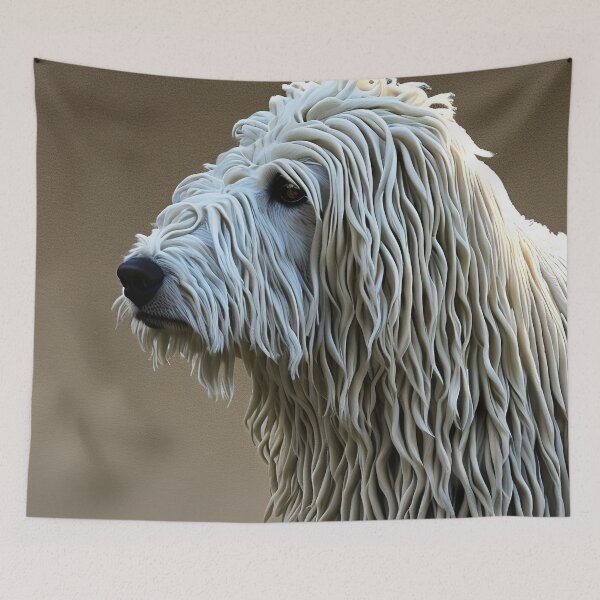 Item preview, Canine Portraits: Komondor designed and sold by DavesDogShop.