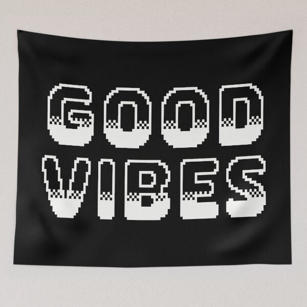 Item preview, Good Vibes Classic Video Game Graphic White designed and sold by arthouseflunky.
