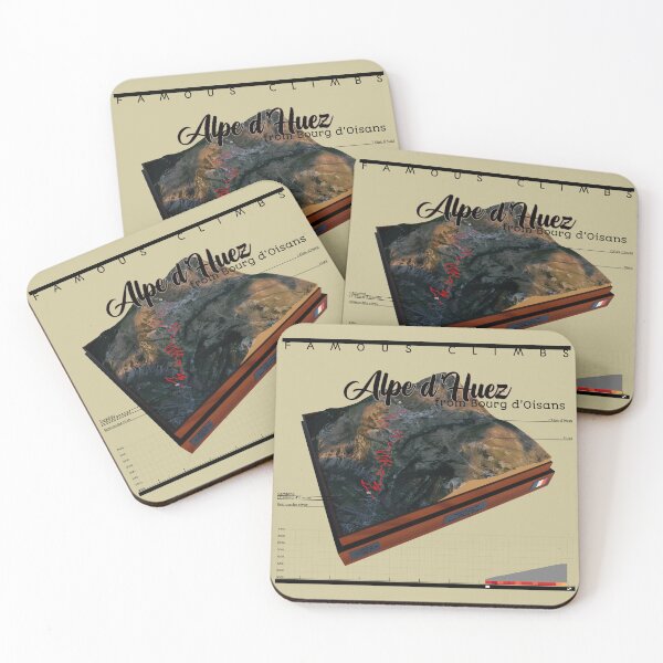 Item preview, FAMOUS CLIMBS - Alpe d'Huez - from Bourg d'Oisans designed and sold by André Cremers.