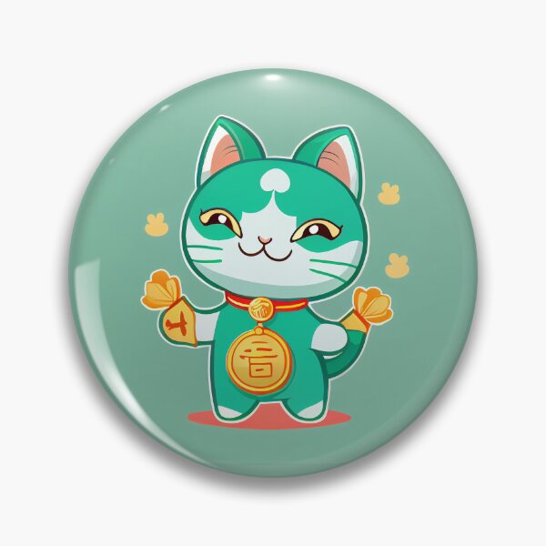 Item preview, Maneki neko kawaii cat of luck designed and sold by Quiki.