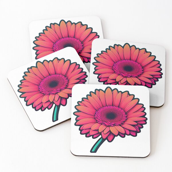 Item preview, Pink Gerbera Daisy designed and sold by SeeEmKayArt.