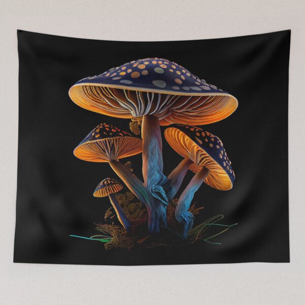 Item preview, Hippie Mystical Mushroom designed and sold by PipikaArt.