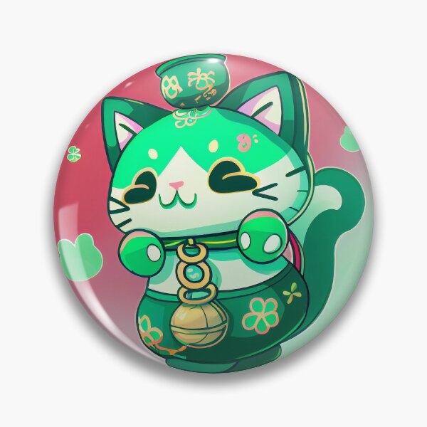 Item preview, Maneki neko kawaii cat of luck  designed and sold by Quiki.
