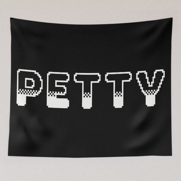 Item preview, Petty Classic Video Game Graphic White designed and sold by arthouseflunky.