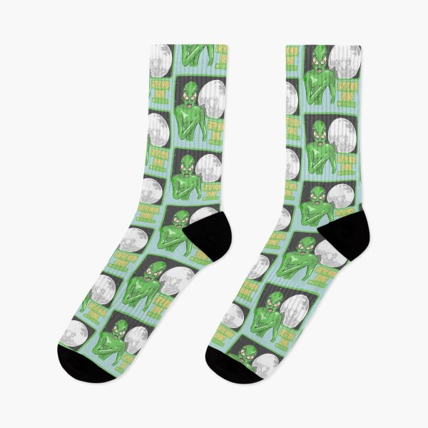 Item preview, The moon funny alien designed and sold by piedaydesigns.