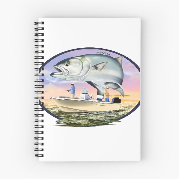 Item preview, Bluefish over boat and anglers sunset designed and sold by Color4Nature.