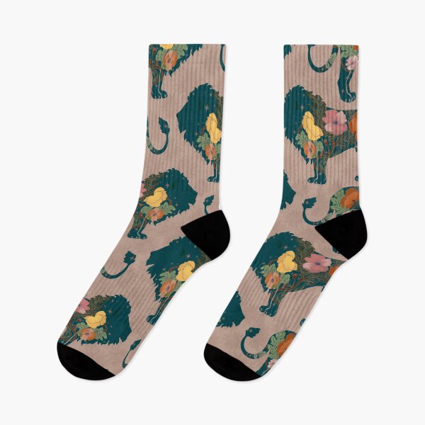 Item preview, Ariel Lion in Teal and Blush designed and sold by MeganSteer.