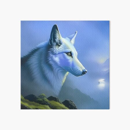 Brand New Wolf Art Board Print for Sale by brandnewmerch