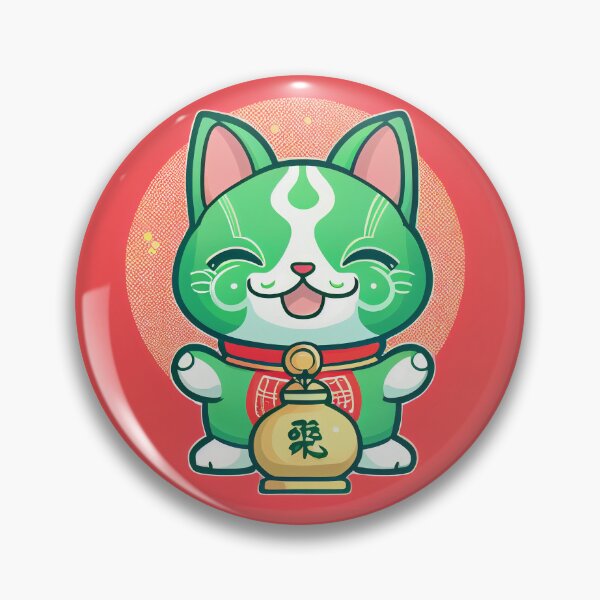 Item preview, Maneki neko kawaii cat of luck  designed and sold by Quiki.