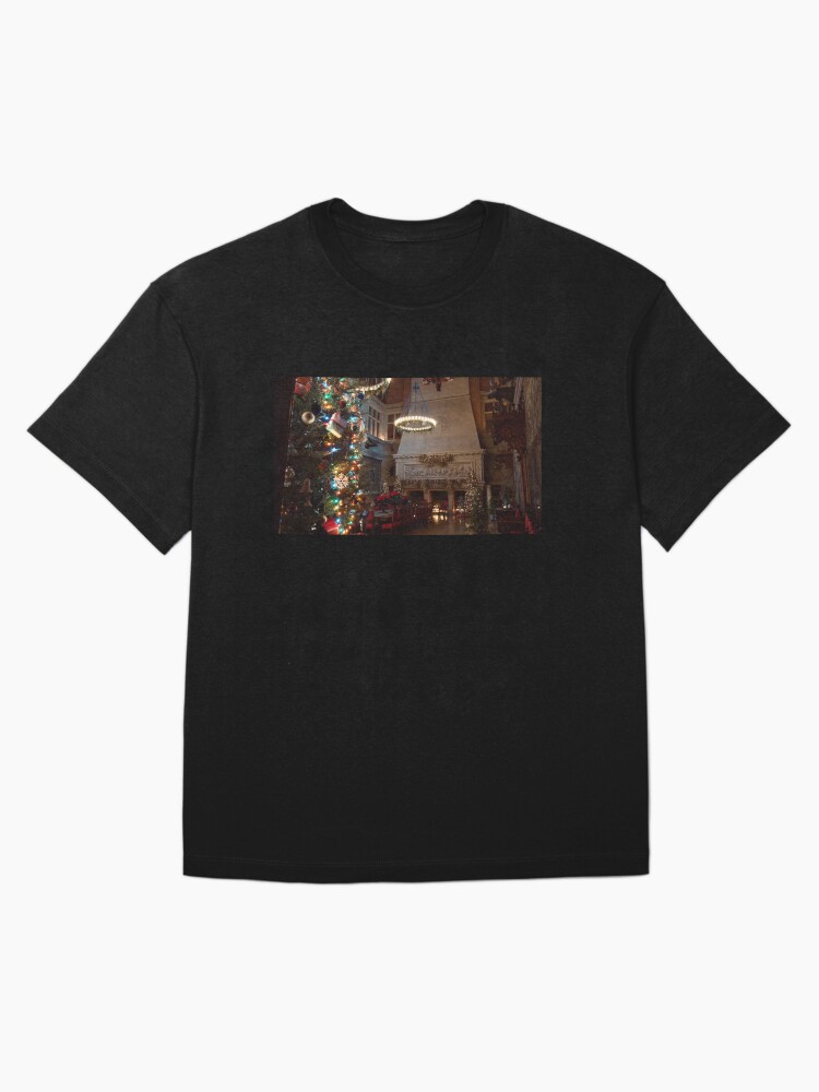 Thumbnail 3 of 7, Oversized T-Shirt, BILTMORE ESTATE CHRISTMAS TREE ASHEVILLE NORTH CAROLINA designed and sold by teruyalab.