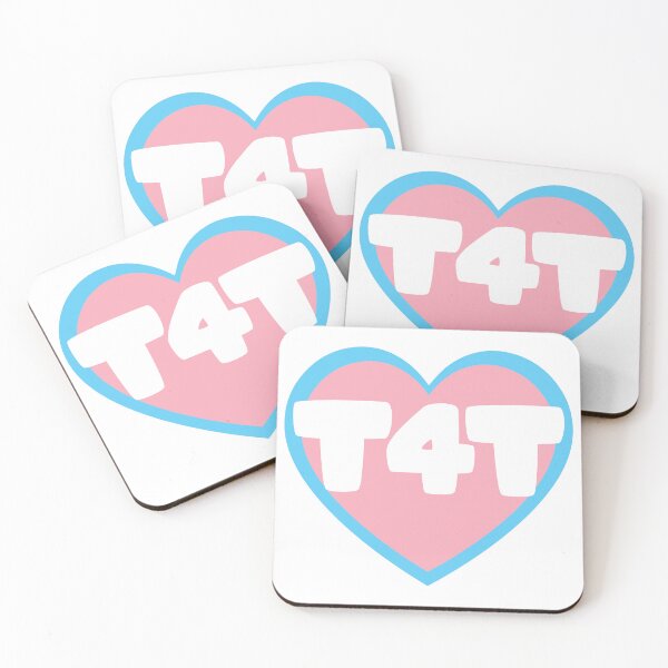 Item preview, T4T - Heart - Pink - Valentines Trans Pride designed and sold by LaLunaWinters.