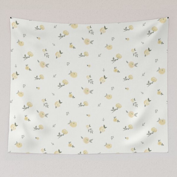 Item preview, Watercolour vanilla roses pattern  designed and sold by RoseMaryWP.