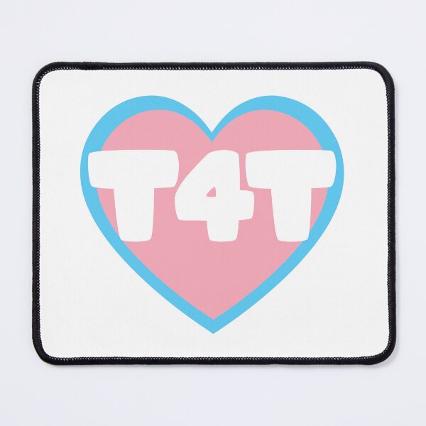 Item preview, T4T - Heart - Pink - Valentines Trans Pride designed and sold by LaLunaWinters.