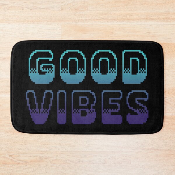 Item preview, Good Vibes Classic Video Game Graphic Blue Gradient designed and sold by arthouseflunky.