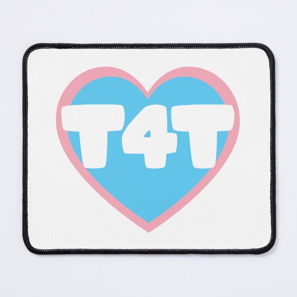 Item preview, T4T - Heart - Blue - Valentines Trans Pride designed and sold by LaLunaWinters.