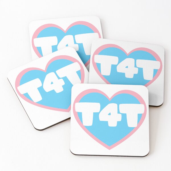 Item preview, T4T - Heart - Blue - Valentines Trans Pride designed and sold by LaLunaWinters.
