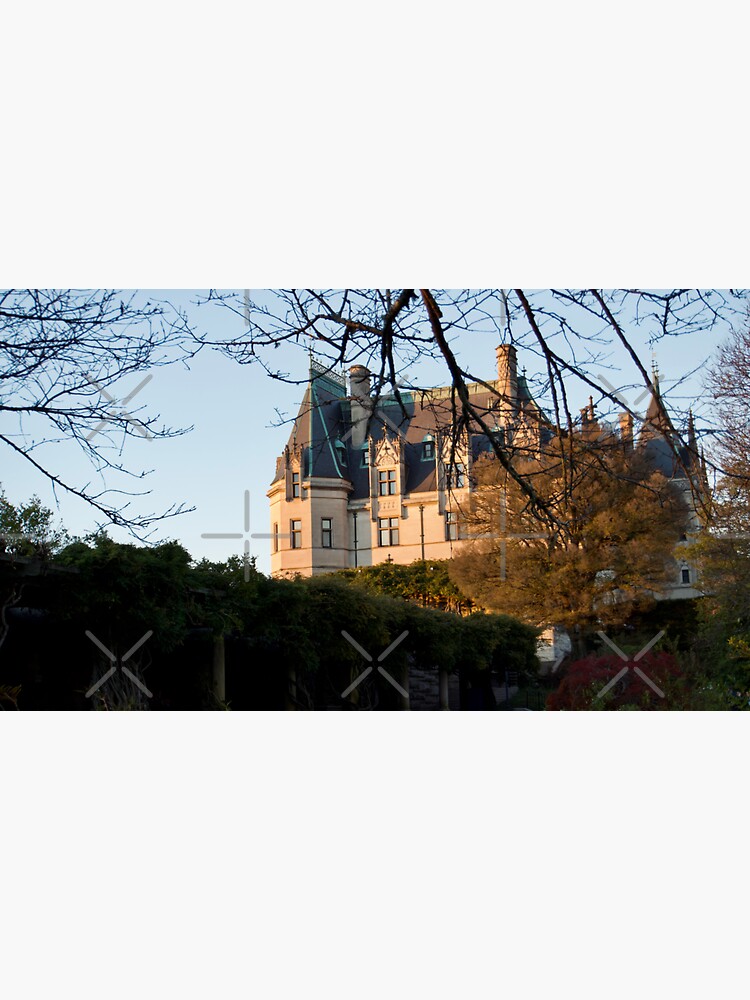 Thumbnail 3 of 3, Sticker, BILTMORE ESTATE MANSION ARCHITECTURE ASHEVILLE NORTH CAROLINA designed and sold by teruyalab.