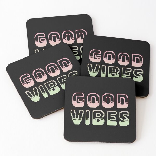 Item preview, Good Vibes Classic Video Game Graphic Lime Peach Gradient designed and sold by arthouseflunky.