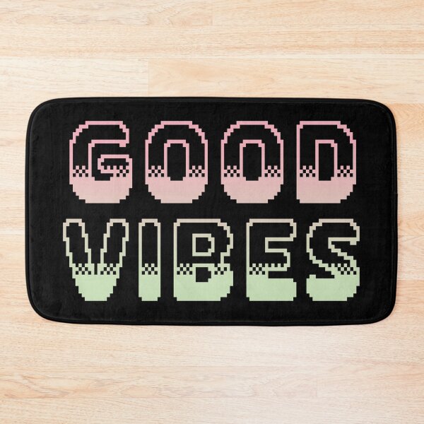 Item preview, Good Vibes Classic Video Game Graphic Lime Peach Gradient designed and sold by arthouseflunky.