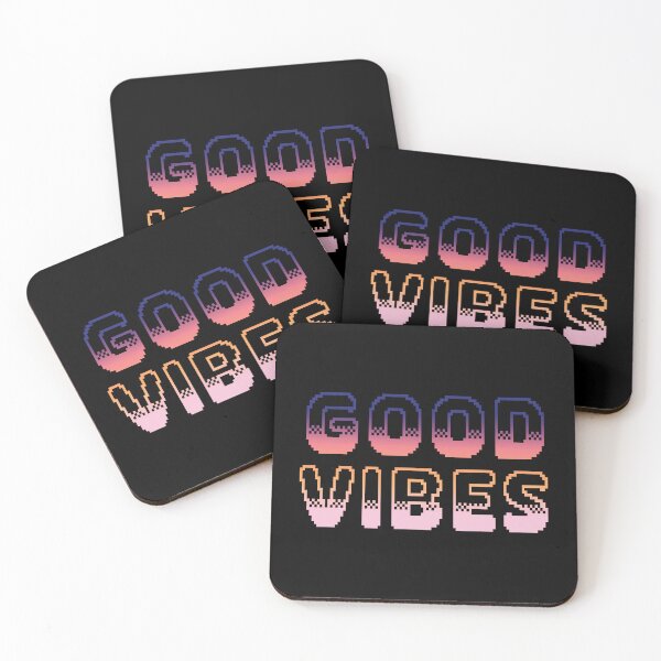 Item preview, Good Vibes Classic Video Game Graphic Vibrant Gradient designed and sold by arthouseflunky.