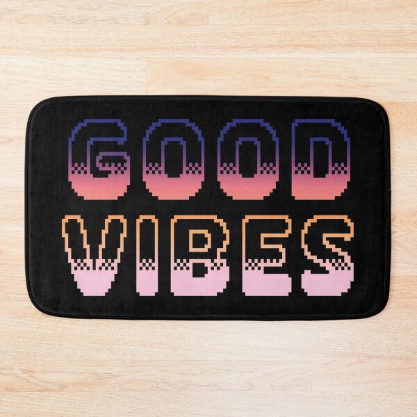 Item preview, Good Vibes Classic Video Game Graphic Vibrant Gradient designed and sold by arthouseflunky.