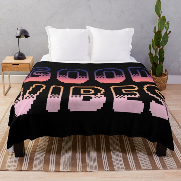 Item preview, Good Vibes Classic Video Game Graphic Vibrant Gradient designed and sold by arthouseflunky.
