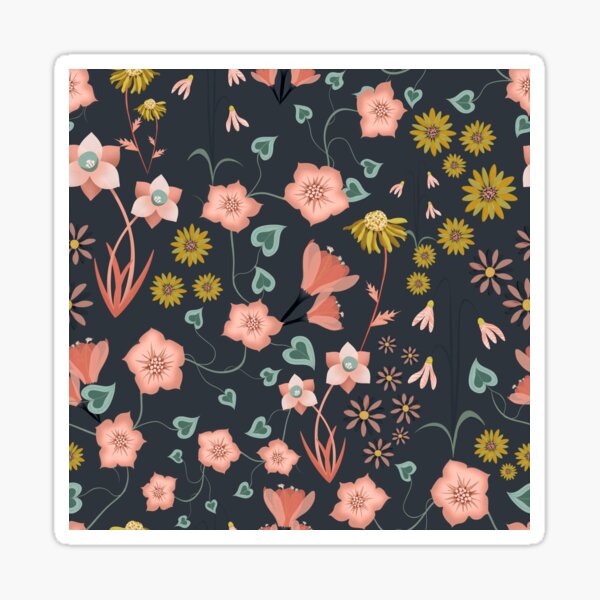 Enchanted Garden dark Sticker