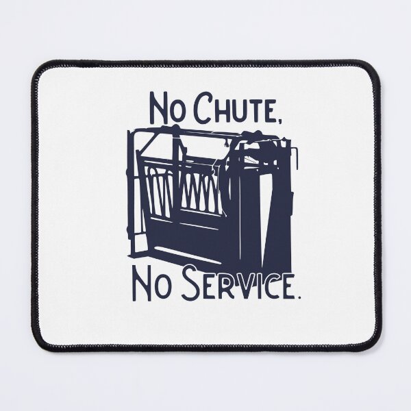 Item preview, No chute, no service designed and sold by TheTurquoiseVet.