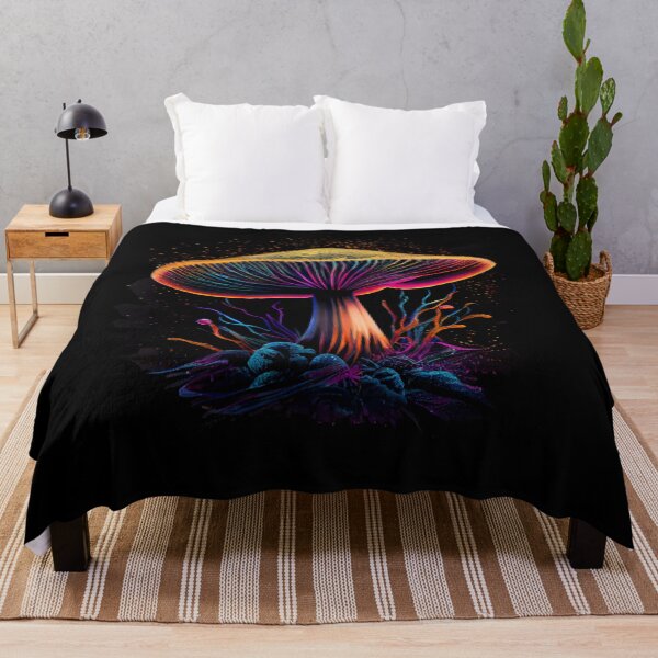 Item preview, Hippie Mystical Mushroom designed and sold by PipikaArt.