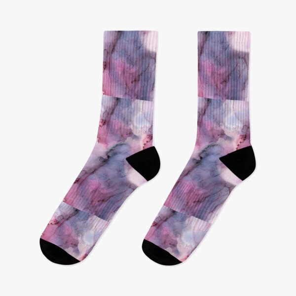Artikelvorschau, Rosa lila blauer Marmor Aquarell Druck/Muster entworfen und verkauft von LivChrisDesigns.