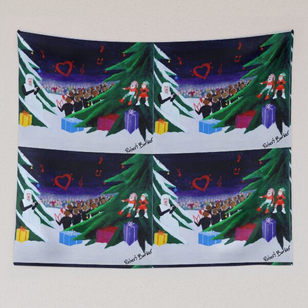 Item preview, Our Mother Hen Singing Christmas Carols With Love To All designed and sold by RobertBarkerArt.