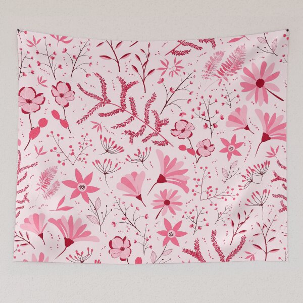 Item preview, Viva Magenta Flowers 8 designed and sold by cesartorresart.