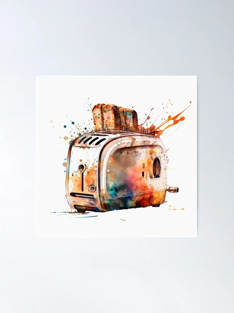 Abstract paint toaster