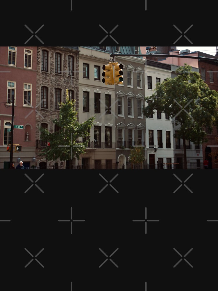 Thumbnail 7 of 7, Classic T-Shirt, SUTTON PLACE NEW YORK MANHATTAN BUILDINGS TOWNHOUSE designed and sold by teruyalab.