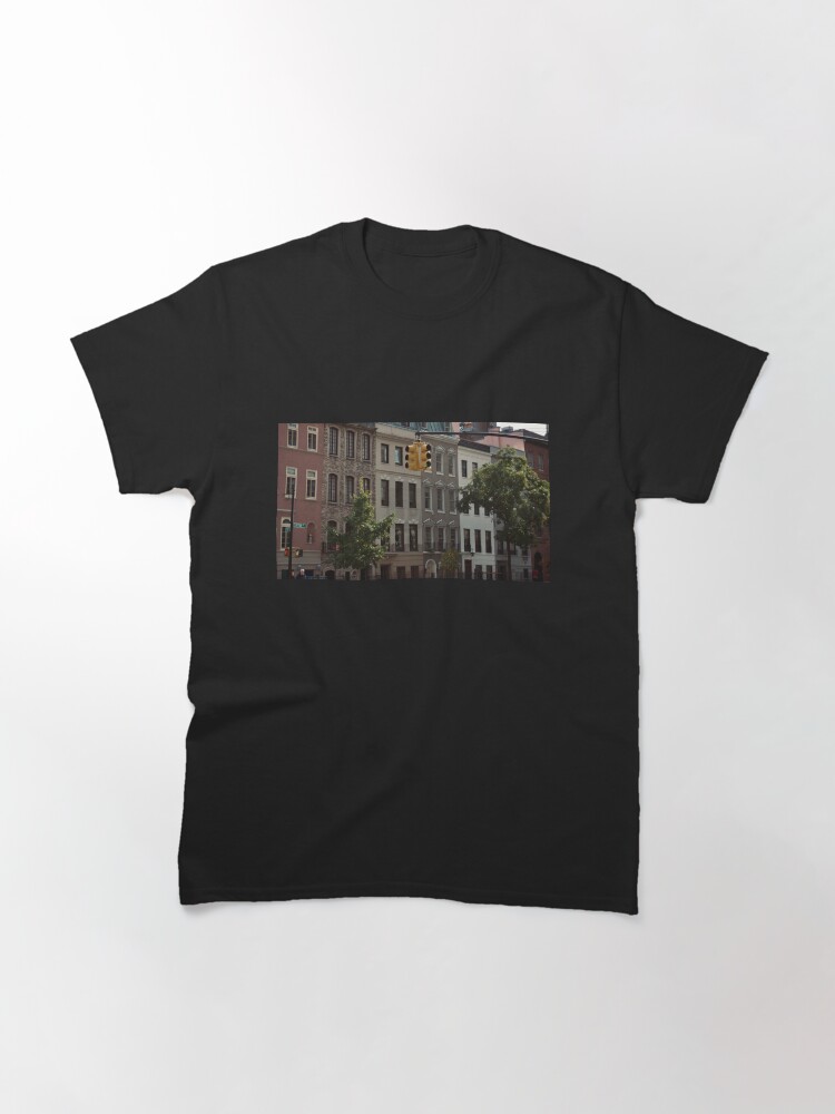 Thumbnail 3 of 7, Classic T-Shirt, SUTTON PLACE NEW YORK MANHATTAN BUILDINGS TOWNHOUSE designed and sold by teruyalab.