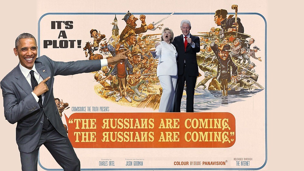 Russians are coming. The Russians are coming the Russians are coming. Russian is coming. The Russians are coming! And jumping on Windows. Russia arrived