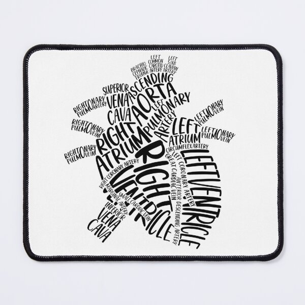 Item preview, Heart Anatomy in Writing designed and sold by TheTurquoiseVet.