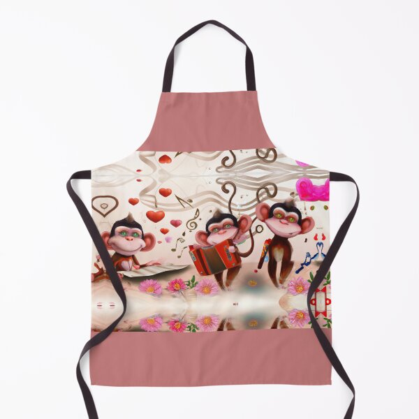Item preview, Cute musician monkeys designed and sold by Artbellachi.