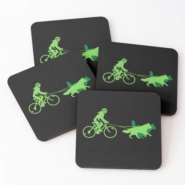 Item preview, Bikejor Husky Female green designed and sold by DoggoWisdoms.