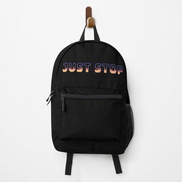 Item preview, Just Stop Classic Video Game Graphic Vibrant Gradient designed and sold by arthouseflunky.