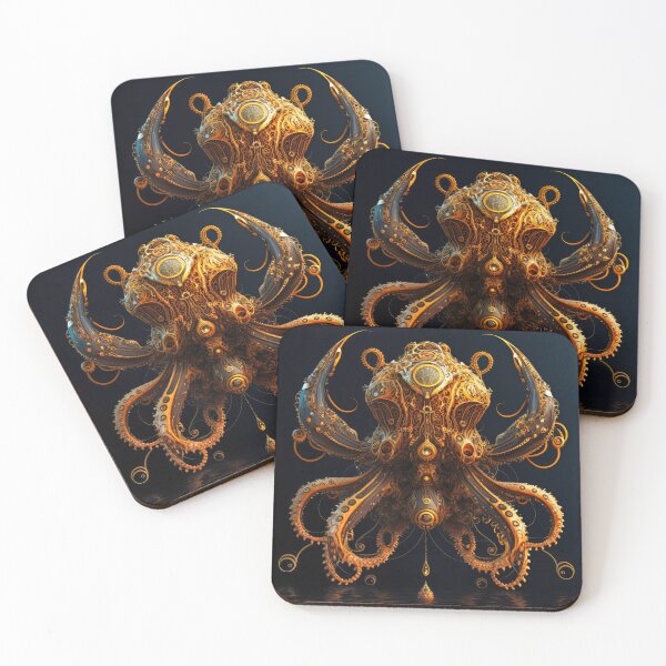 Item preview, Octopus 0006,An imaginative display of digital design, inspired by the beauty of the octopus form and the Mandelbrot set designed and sold by randycolby.