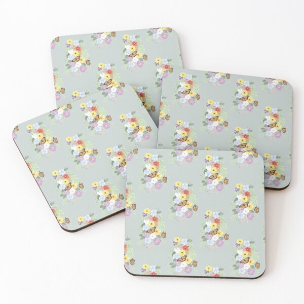 Item preview, Wildflowers of Carnarvon Gorge Antique Blue designed and sold by greenerybywendy.