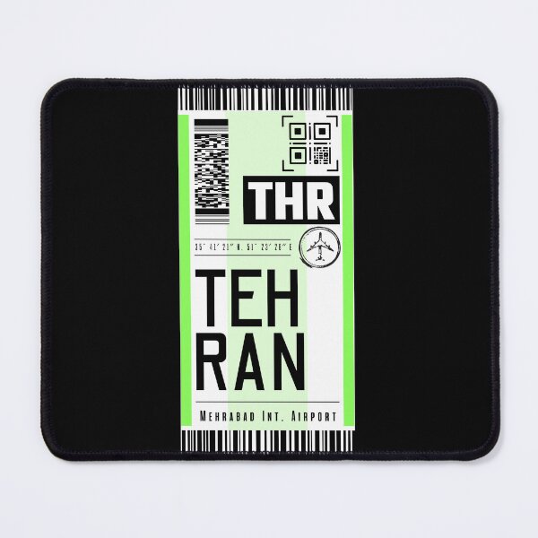 Item preview, TEHRAN THR classic luggage tag designed and sold by LeddsoDello.
