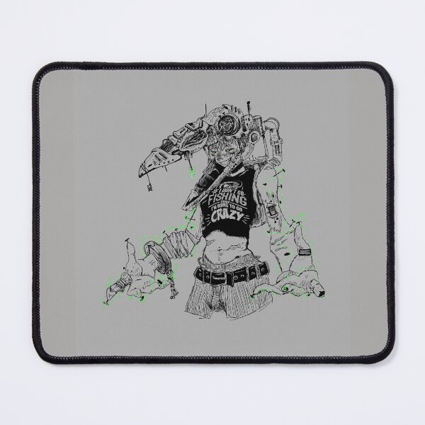Item preview, cyperpunk chick designed and sold by Neanderthal-.