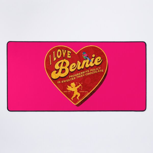 Item preview, PMD00410 Progressive Movement Designs I Love Bernie Progressive Policy is Sweeter than Chocolate for Bernie Sanders supporter progressives designed and sold by ProgressiveLeft.