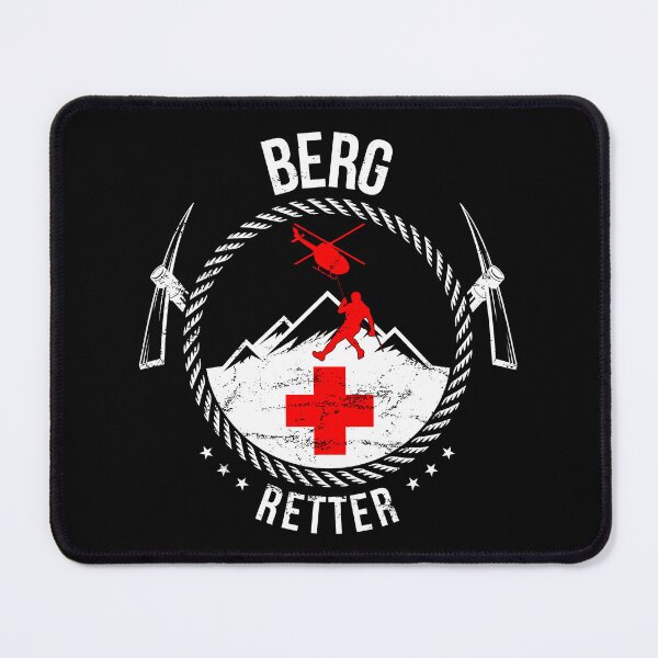Item preview, Mountain rescuer mountaineer emergency call Pistenwache rescue designed and sold by StrongShirts.