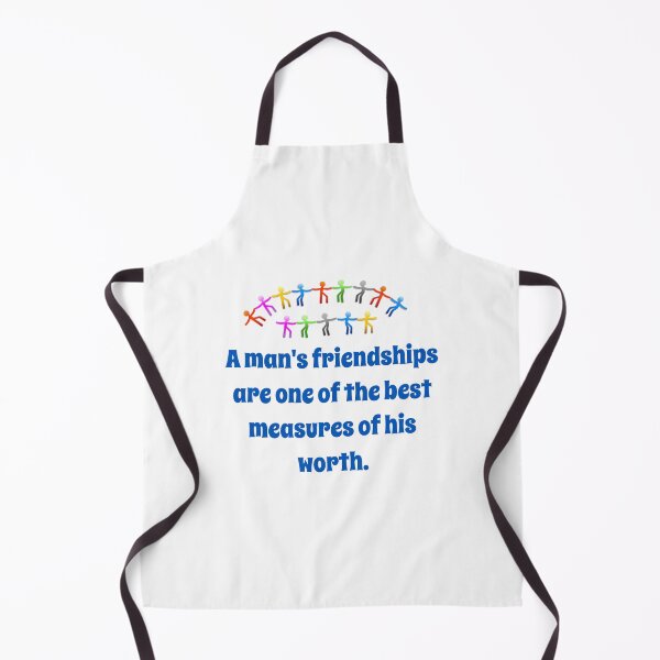 Item preview, A Man's Friendships Are One Of The Best - Friendship Quote designed and sold by CrankyOldDude.