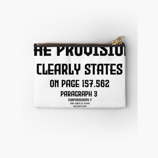 Item preview, The Provision Clearly states black text designed and sold by DaneSullivan.