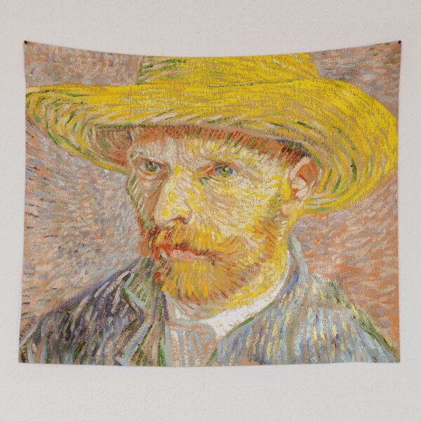 Item preview, Self-Portrait with a Straw Hat Vincent van Gogh 1887 designed and sold by Illyrium.
